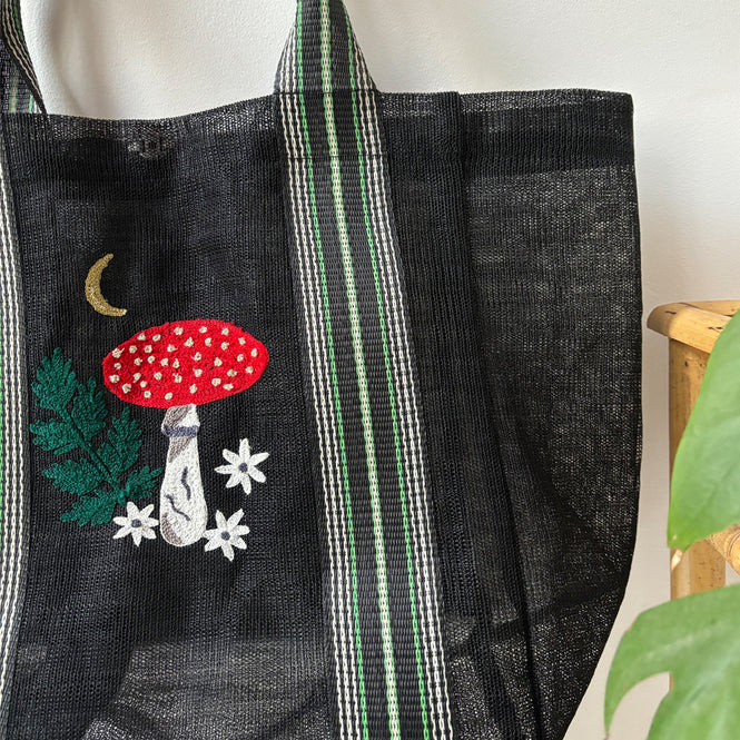 Forage Mushroom Recycled Shopper