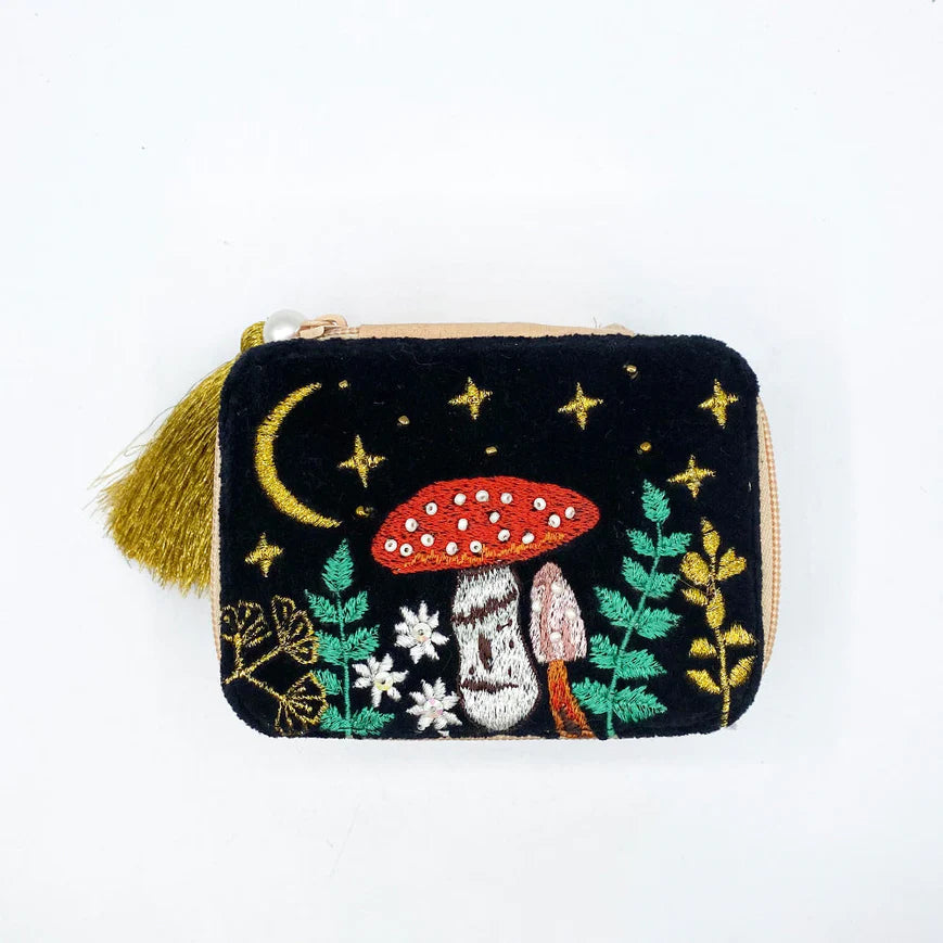 Forage Mushroom Travel Jewellery Box