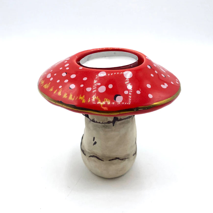 Forage Mushroom Candle Holder