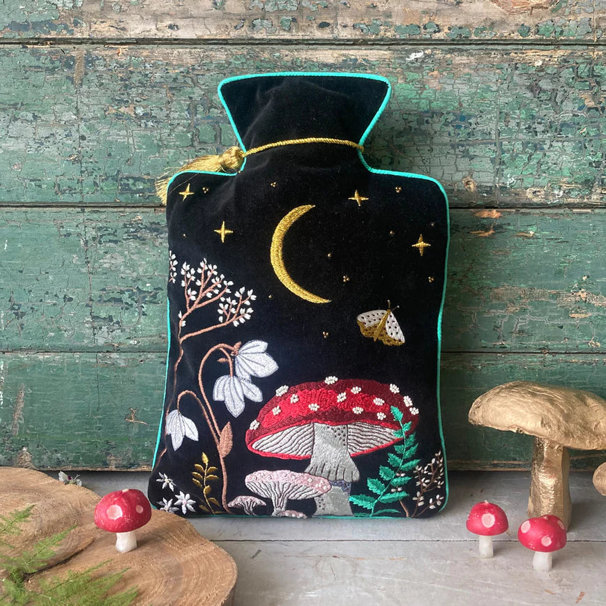 Forage Mushroom Hot Water Bottle