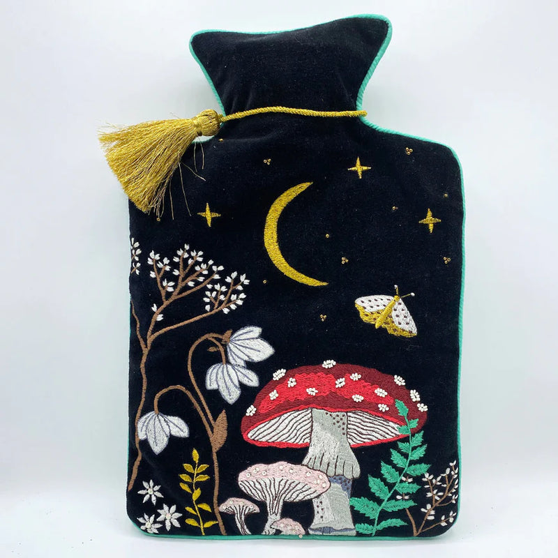 Forage Mushroom Hot Water Bottle