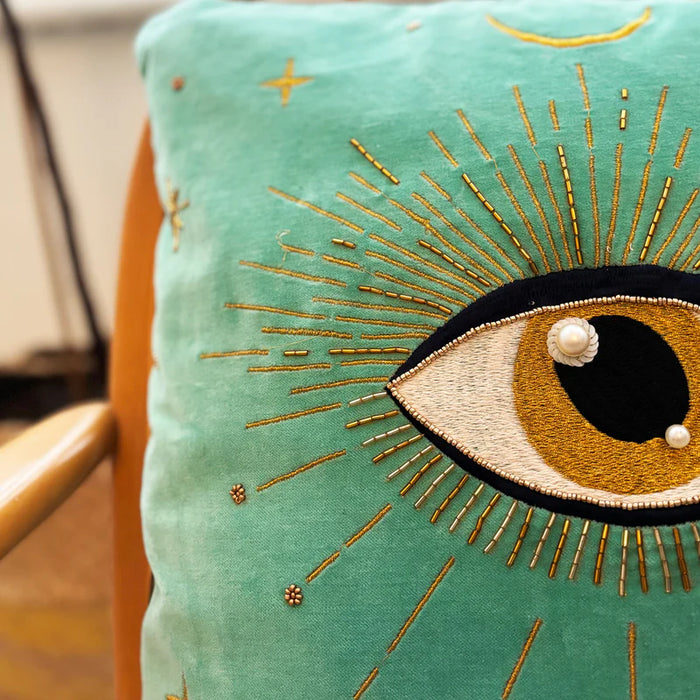 Glimmer Velvet Eye Cushion