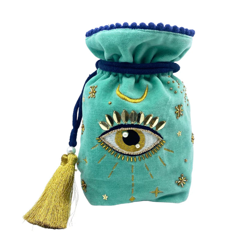 Glimmer Eye Drawstring Pouch