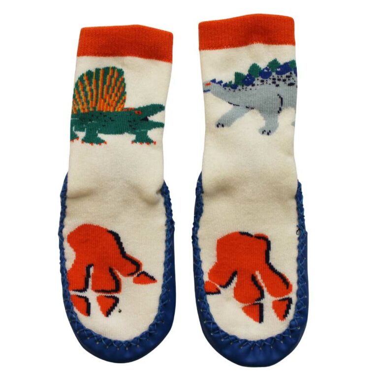 Dinosaur Moccasin Slippers