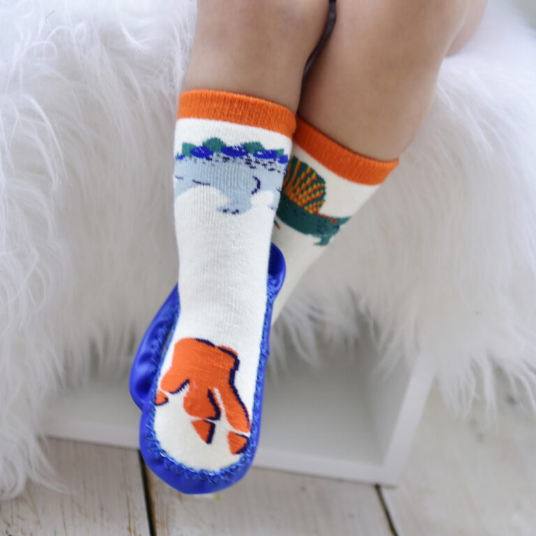 Dinosaur Moccasin Slippers
