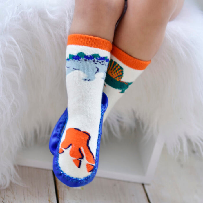 Dinosaur Moccasin Slippers