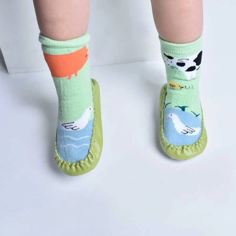 Farmyard Moccasin Slippers