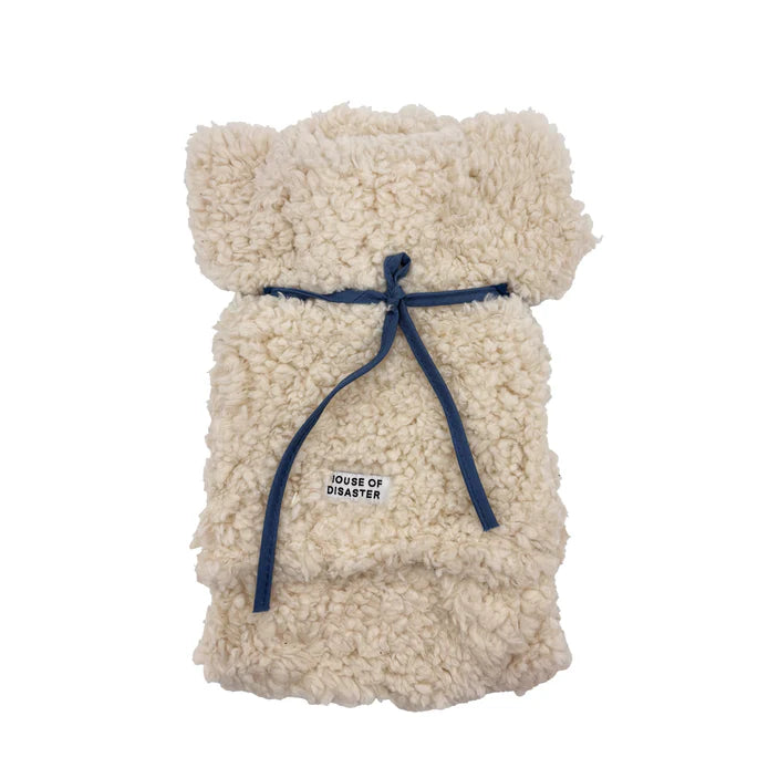'Doghouse' Cute Dog Wearing Bandana Hot Water Bottle