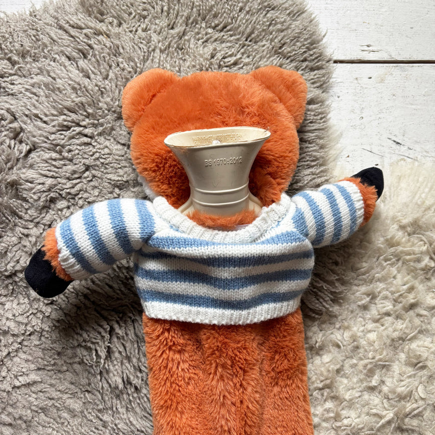 Fox In A Jumper Hot Water Bottle
