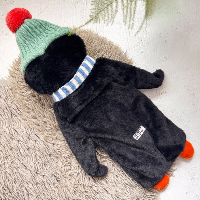 Penguin In Bobble Hat Hot Water Bottle