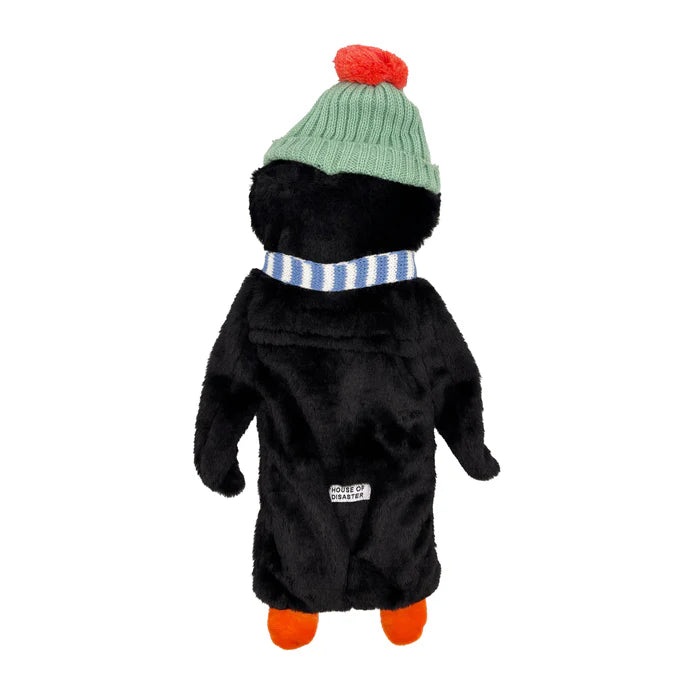 Penguin In Bobble Hat Hot Water Bottle