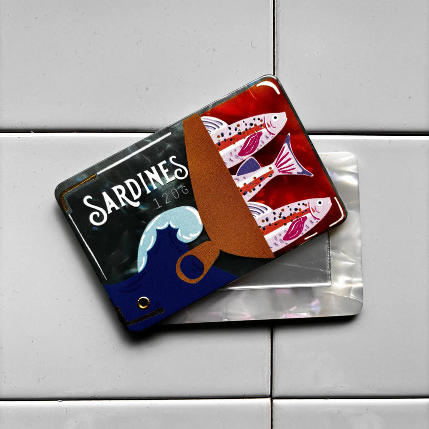 Tide Sardine Tin Compact Mirror