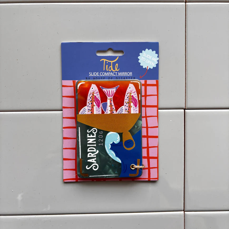 Tide Sardine Tin Compact Mirror