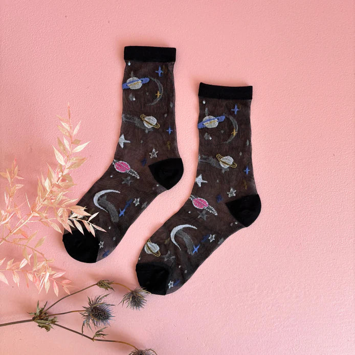 After Dark Cosmic Sheer Socks