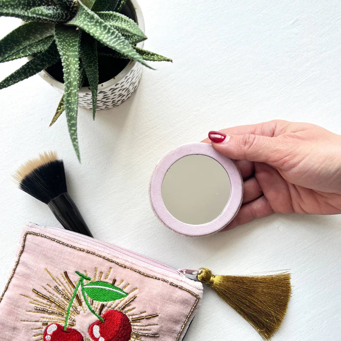 Inked Cherry Compact Mirror