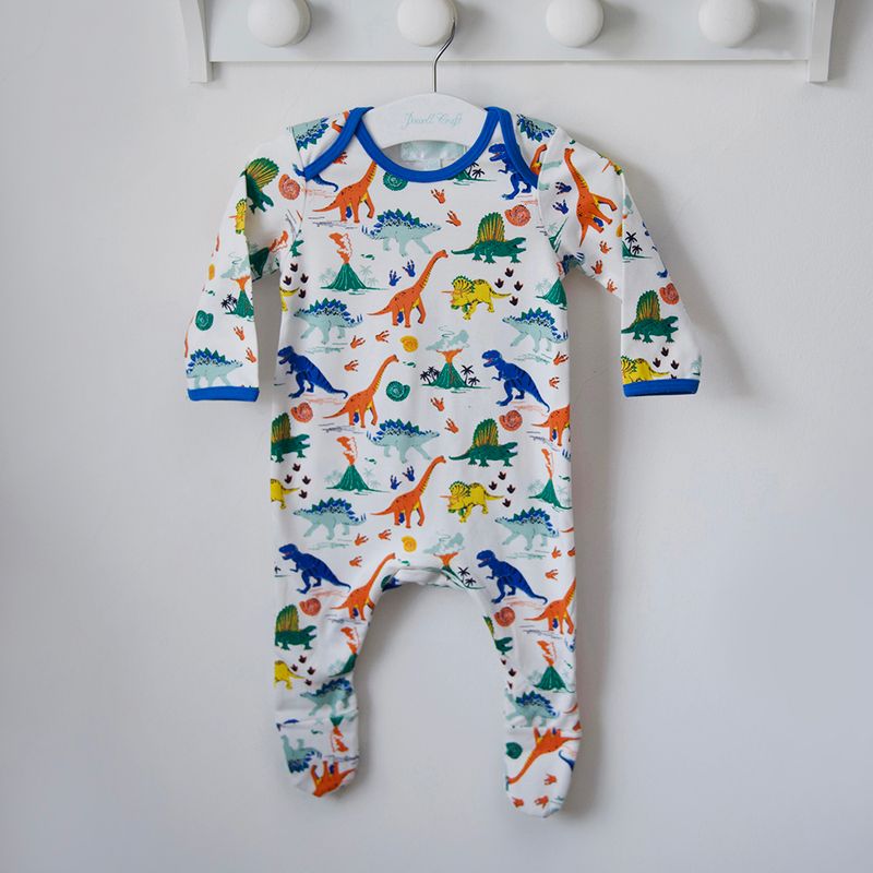 Dinosaur Print Baby Jumpsuit