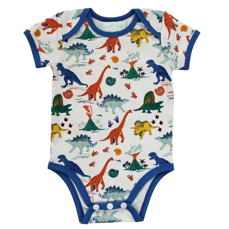 Dinosaur Print Baby Grow