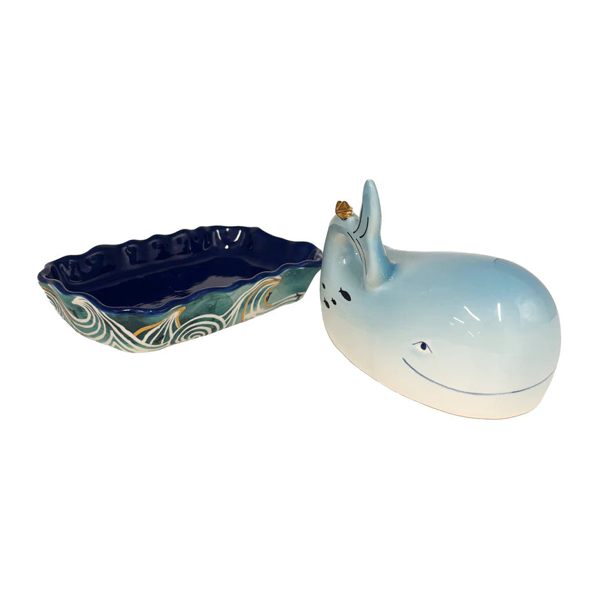 By The Sea Whale Butter Dish