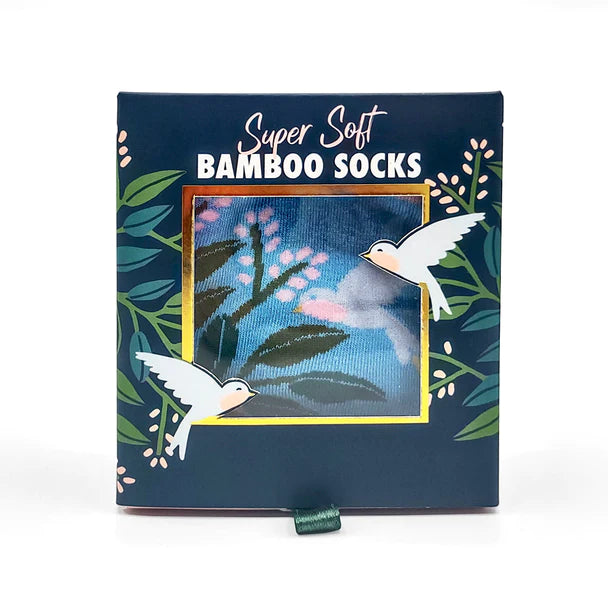Secret Garden Bird Socks