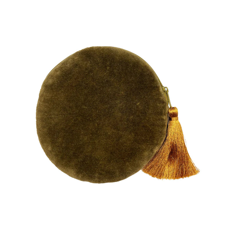 Secret Garden Fox Round Velvet Purse