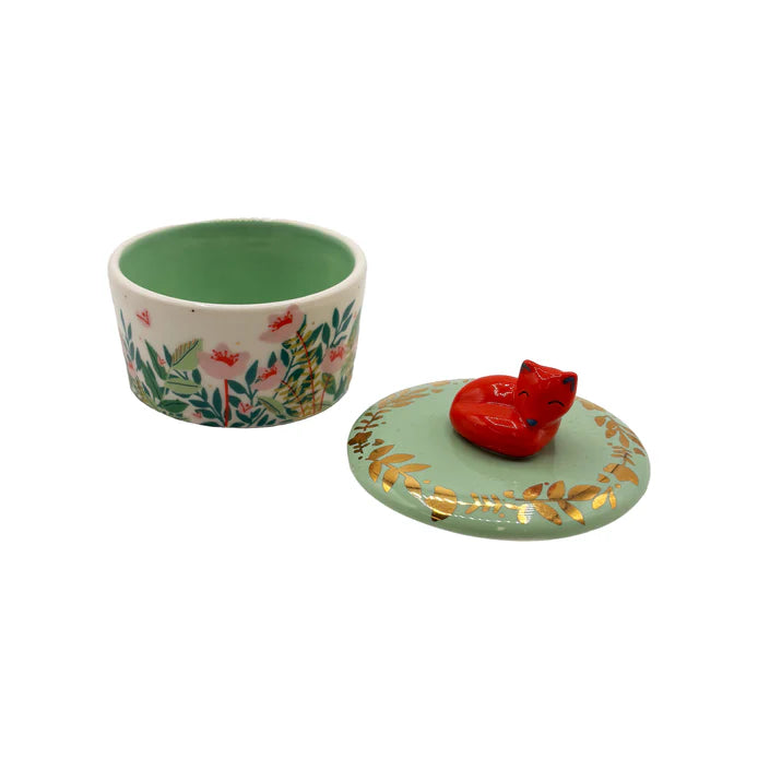 Secret Garden Fox Trinket Pot