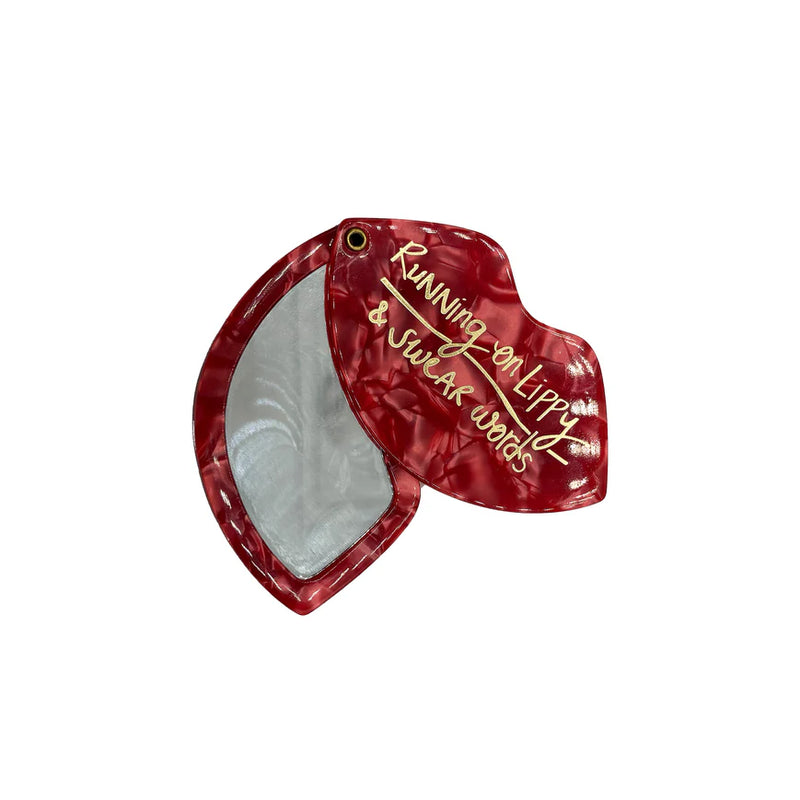 Small Talk 'Lips' Compact Mirror