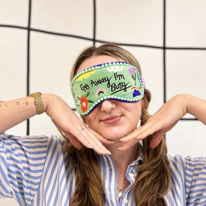 Small Talk 'Go Away, I'm Busy' Eye Mask