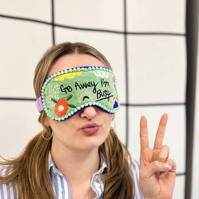 Small Talk 'Go Away, I'm Busy' Eye Mask