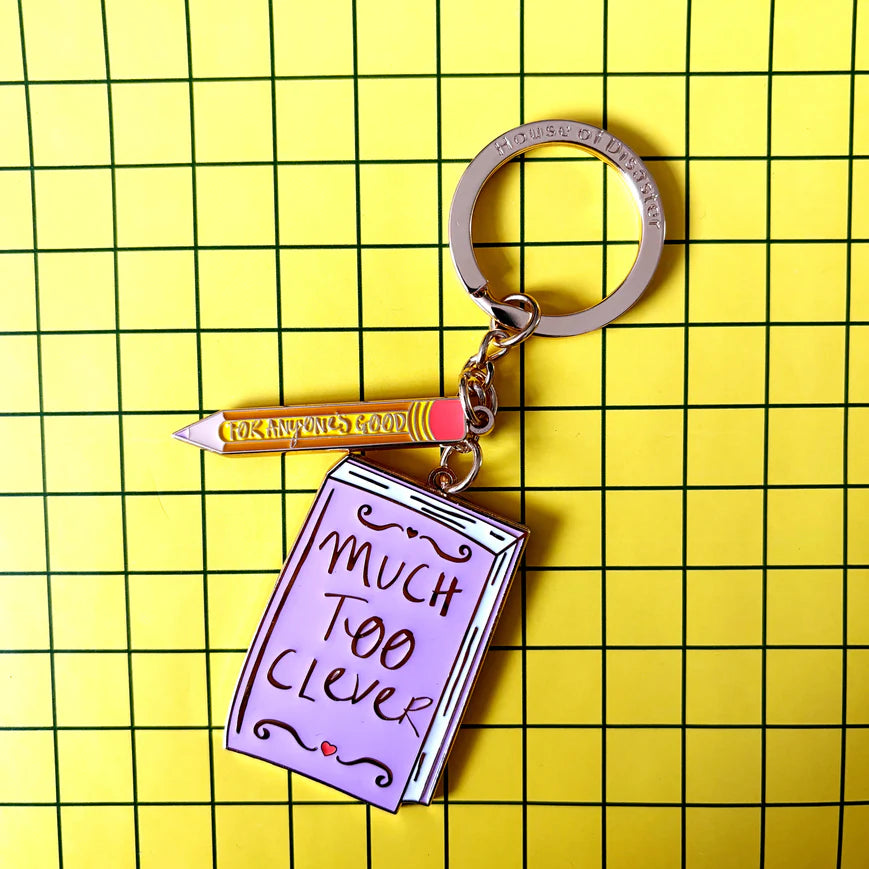 Small Talk 'Much Too Clever For Anyone's Good' Keyring