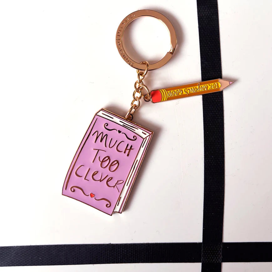 Small Talk 'Much Too Clever For Anyone's Good' Keyring