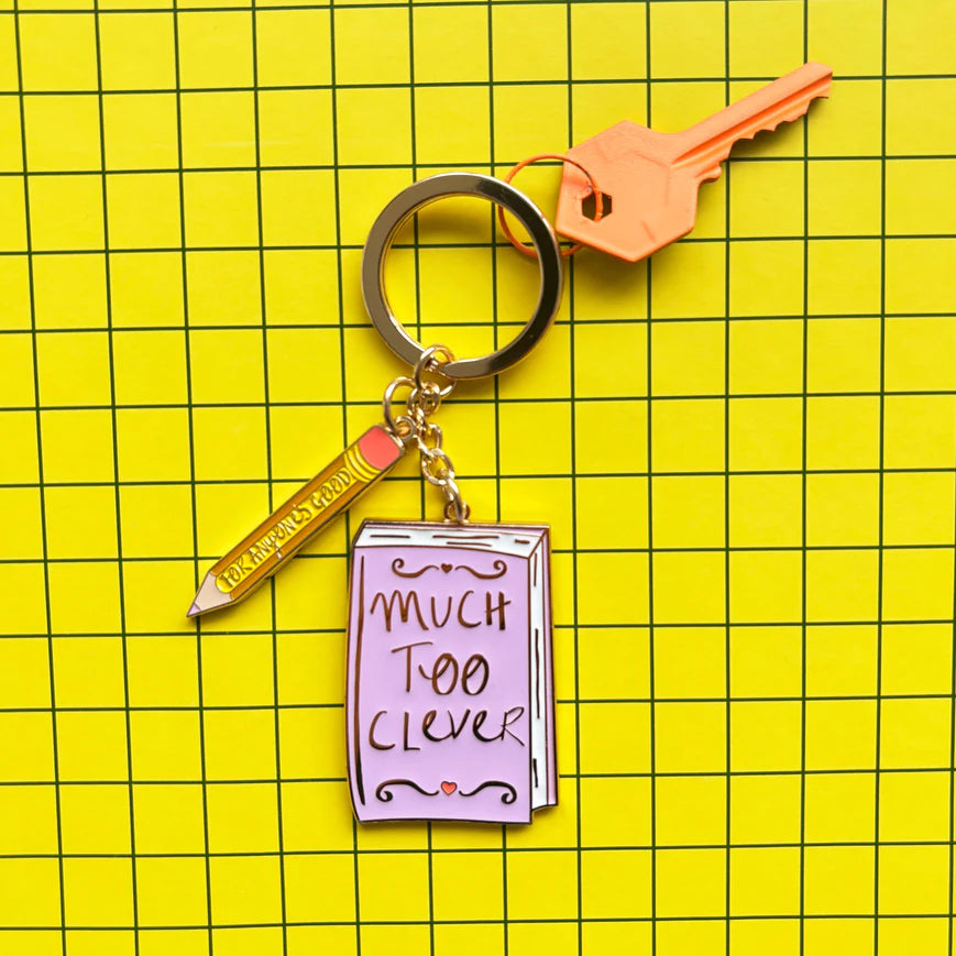 Small Talk 'Much Too Clever For Anyone's Good' Keyring