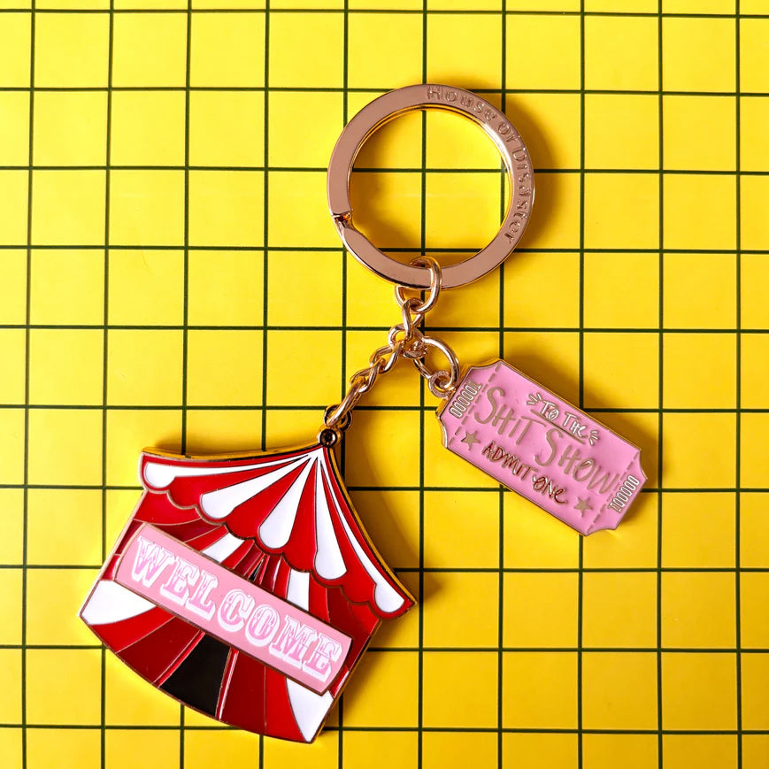 Small Talk 'Welcome To The Shit Show' Keyring