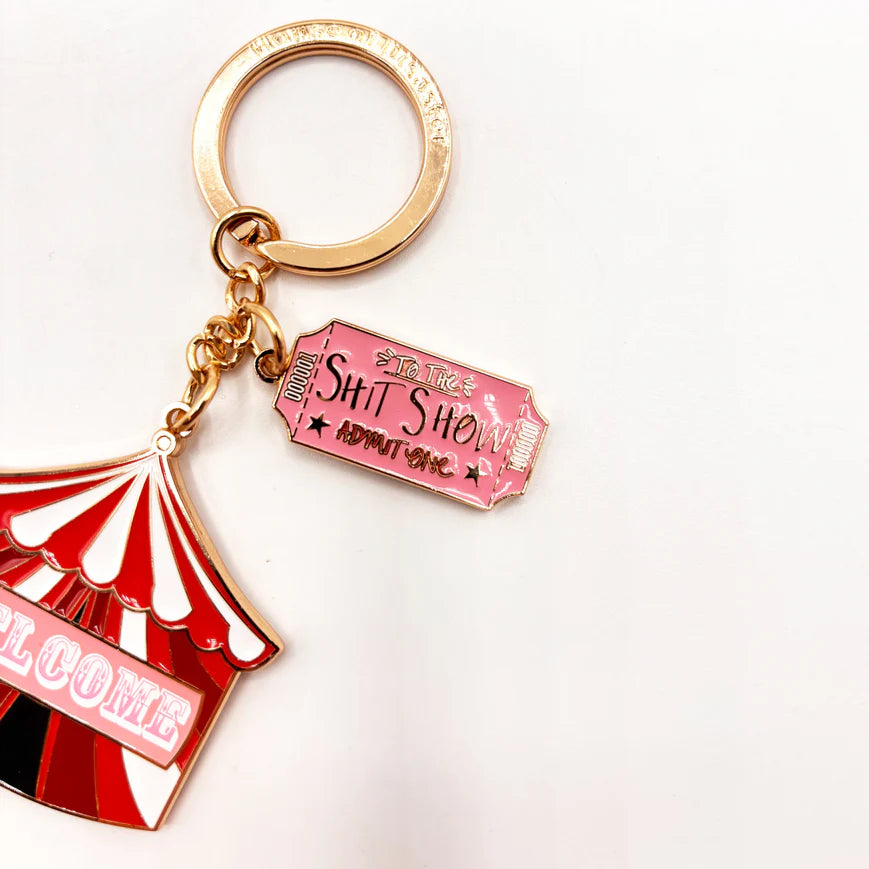 Small Talk 'Welcome To The Shit Show' Keyring