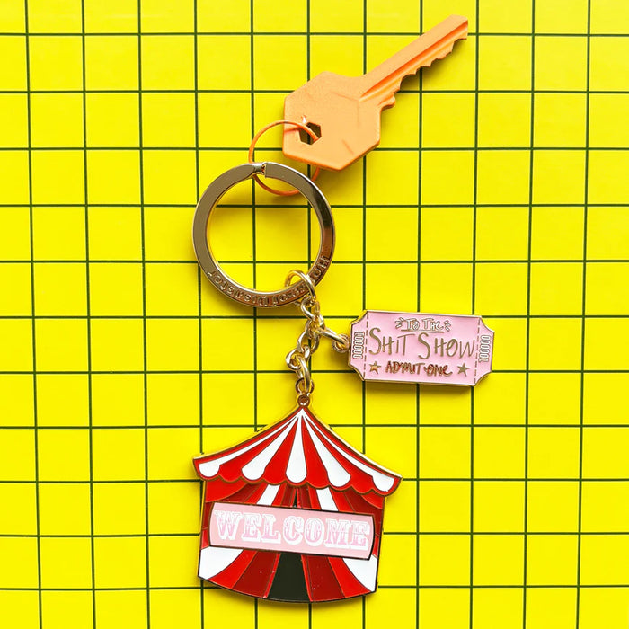 Small Talk 'Welcome To The Shit Show' Keyring