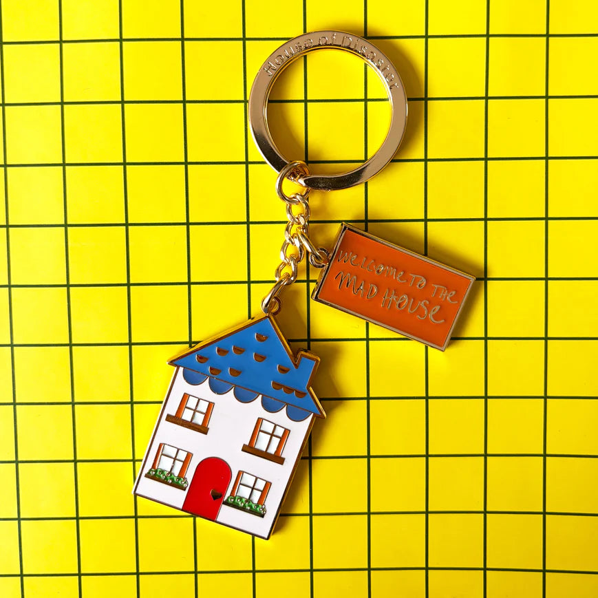 Small Talk 'Welcome To The Mad House' Keyring