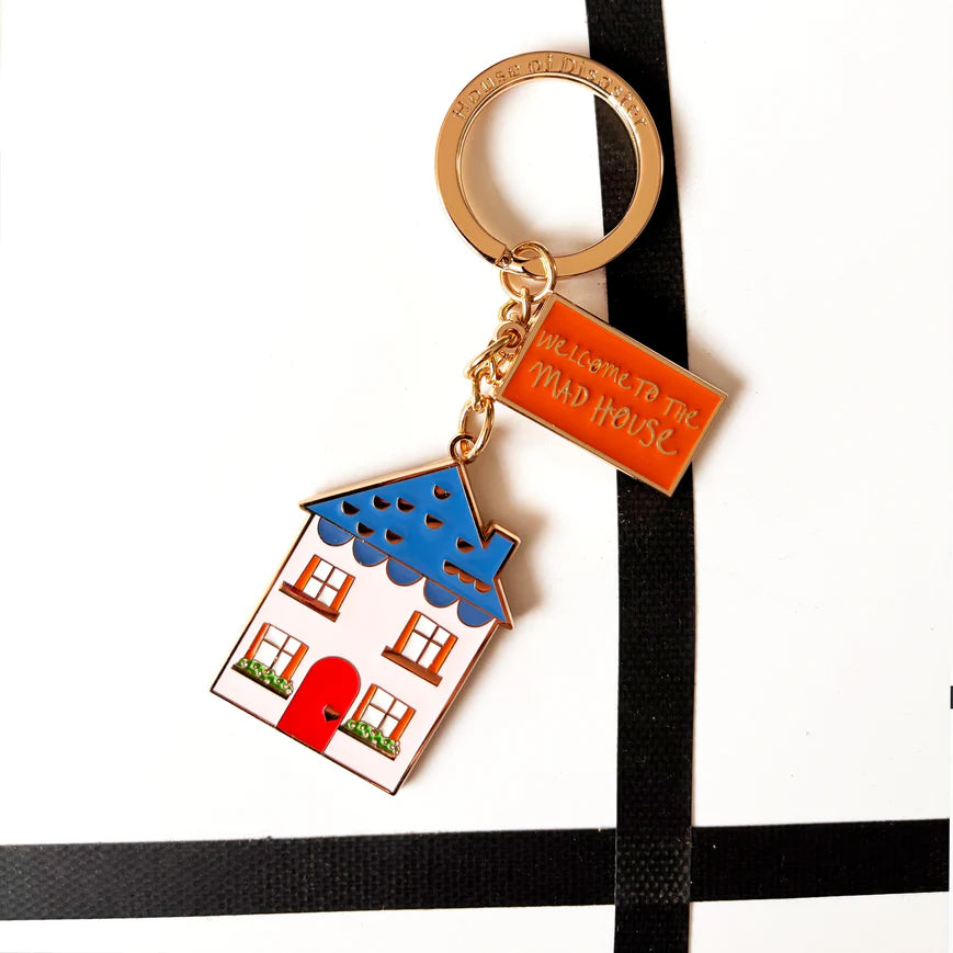 Small Talk 'Welcome To The Mad House' Keyring