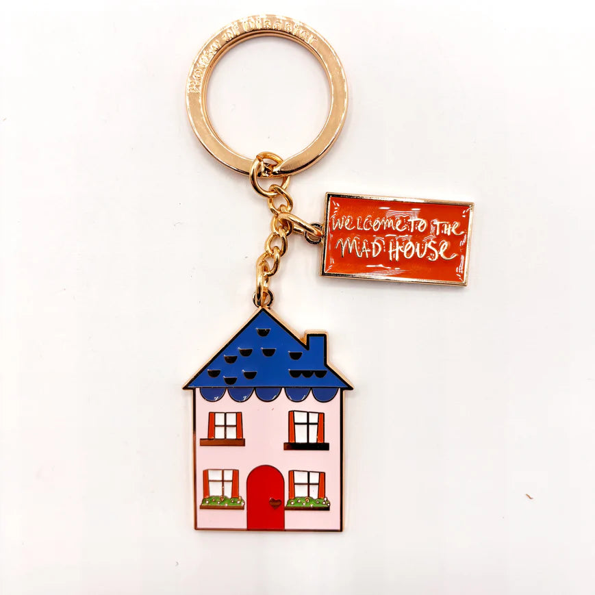 Small Talk 'Welcome To The Mad House' Keyring