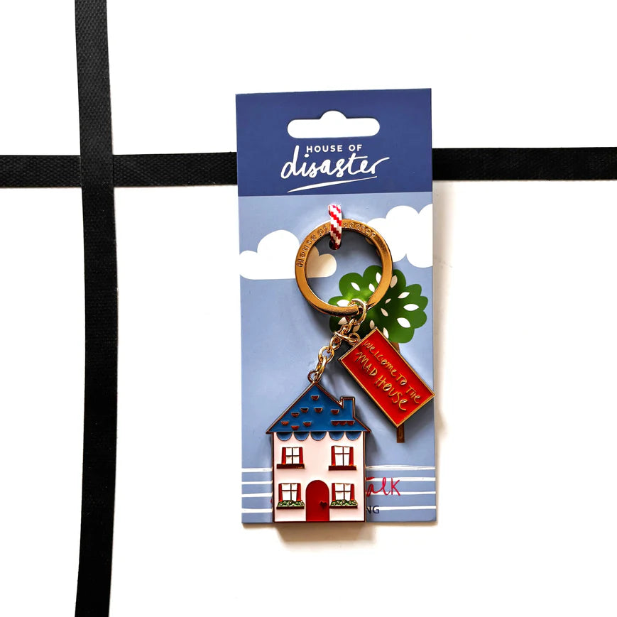 Small Talk 'Welcome To The Mad House' Keyring