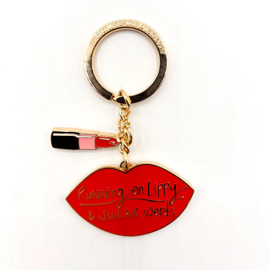 Small Talk 'Running On Lippy And Swear Words' Keyring