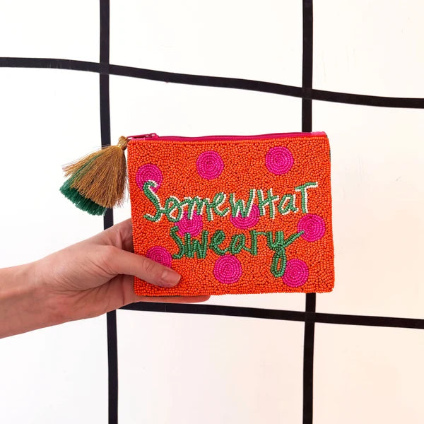 Small Talk 'Somewhat Sweary' Beaded Purse