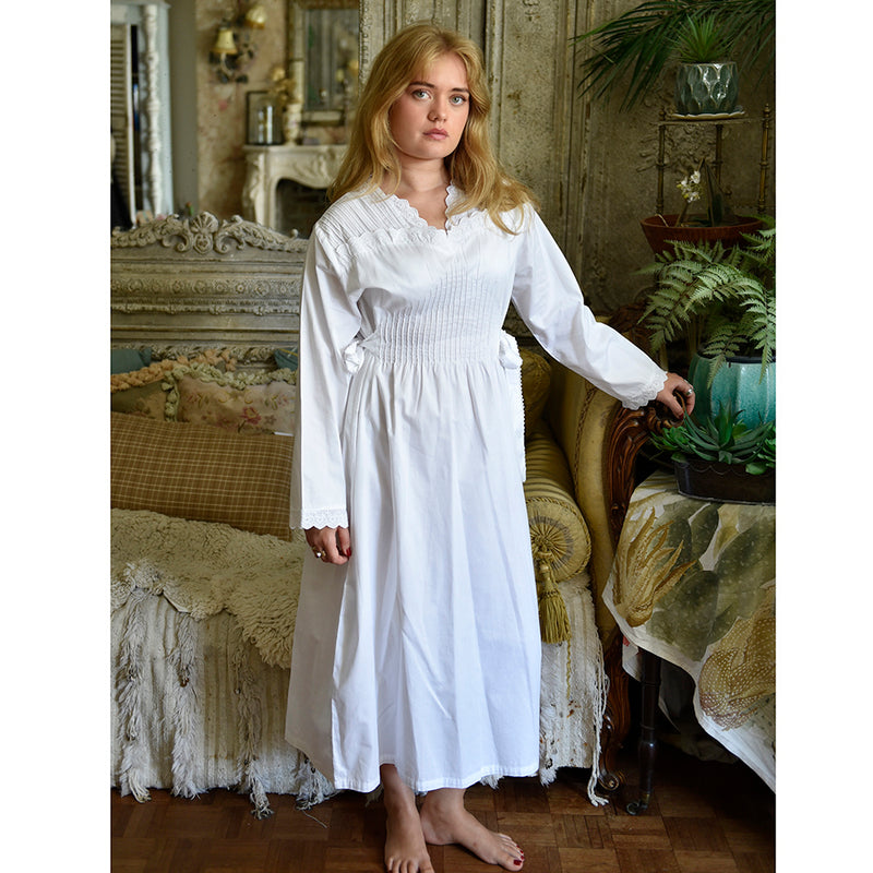 Ladies Sweetheart Nightdress with Side Ties 'Virginia'