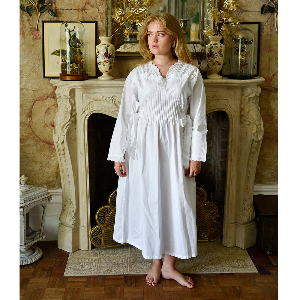 Ladies Sweetheart Nightdress with Side Ties 'Virginia'