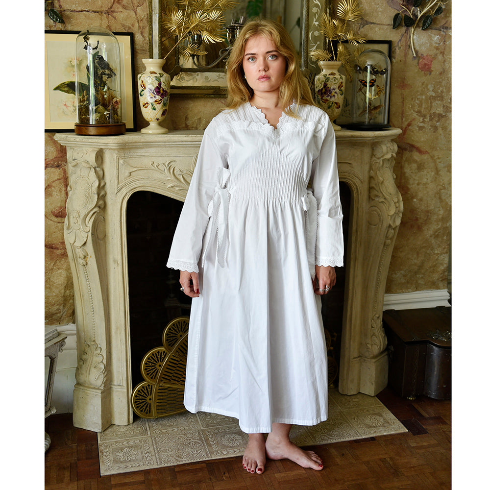 Ladies Sweetheart Nightdress with Side Ties 'Virginia'