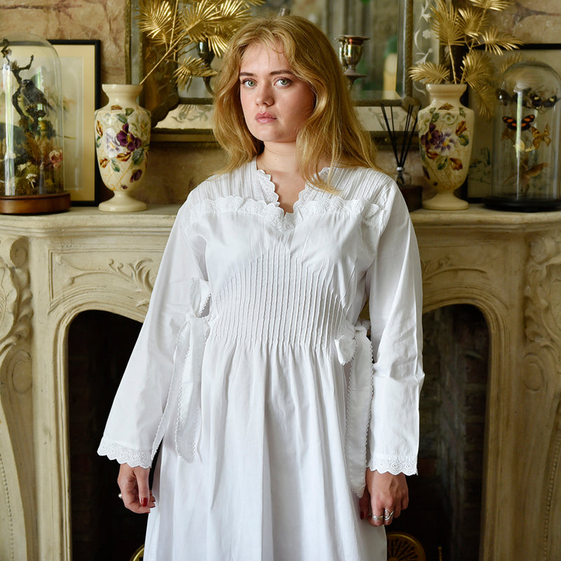 Ladies Sweetheart Nightdress with Side Ties 'Virginia'