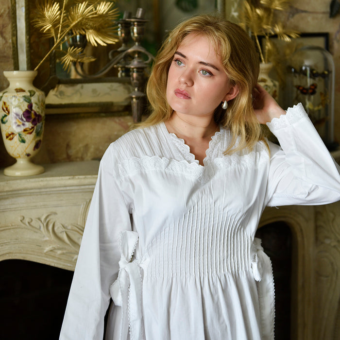 Ladies Sweetheart Nightdress with Side Ties 'Virginia'