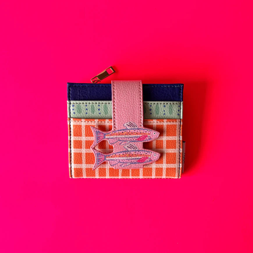 Tide Fish Fold Over Purse