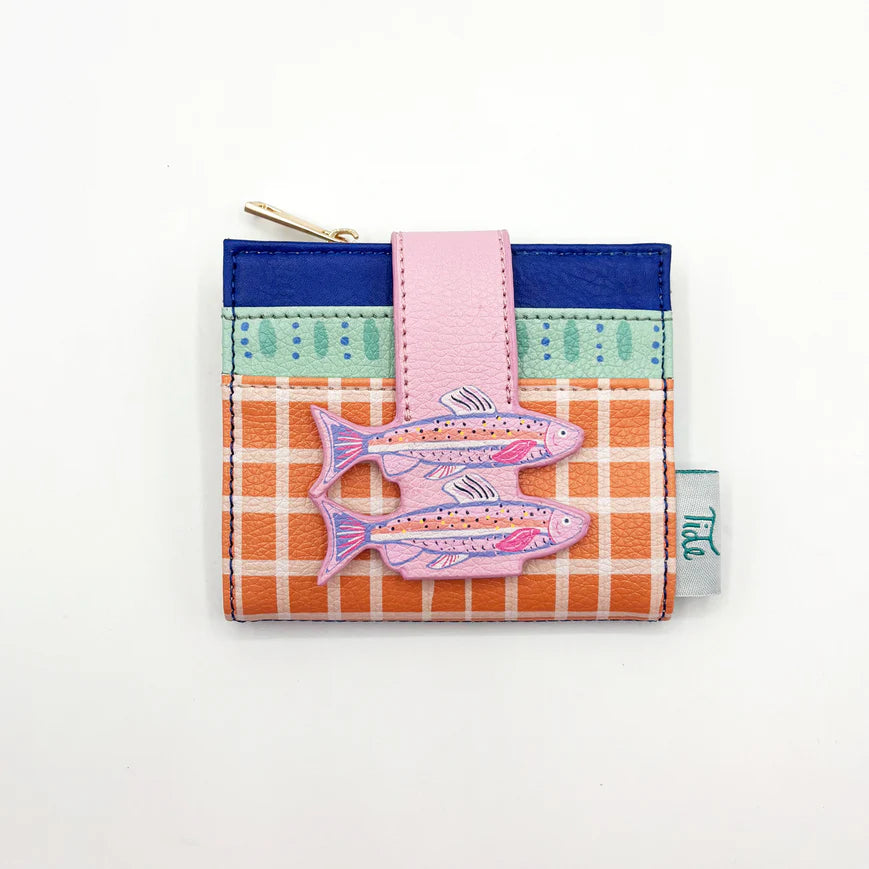 Tide Fish Fold Over Purse