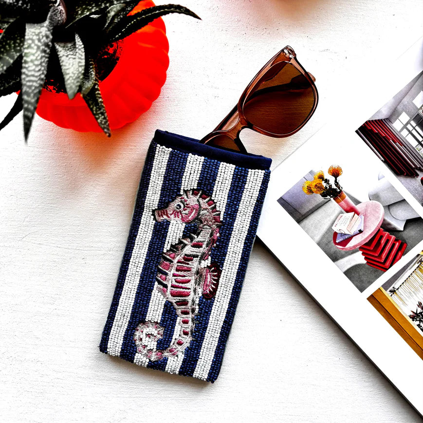 Tide Seahorse Glasses Case