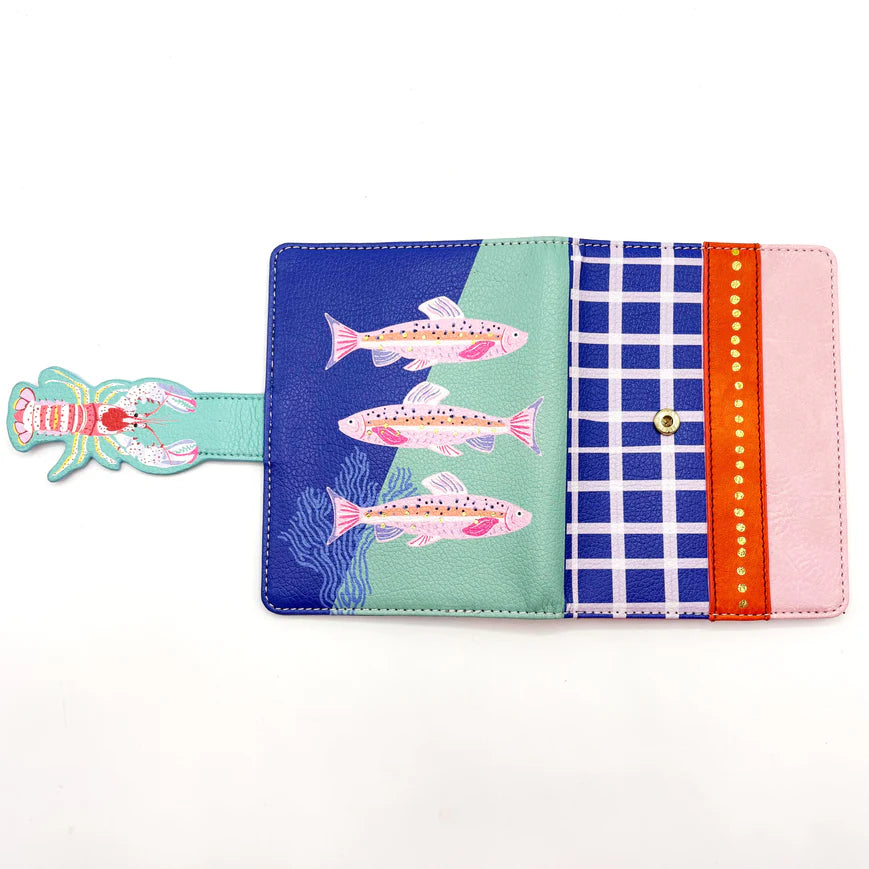 Tide Lobster Travel Wallet