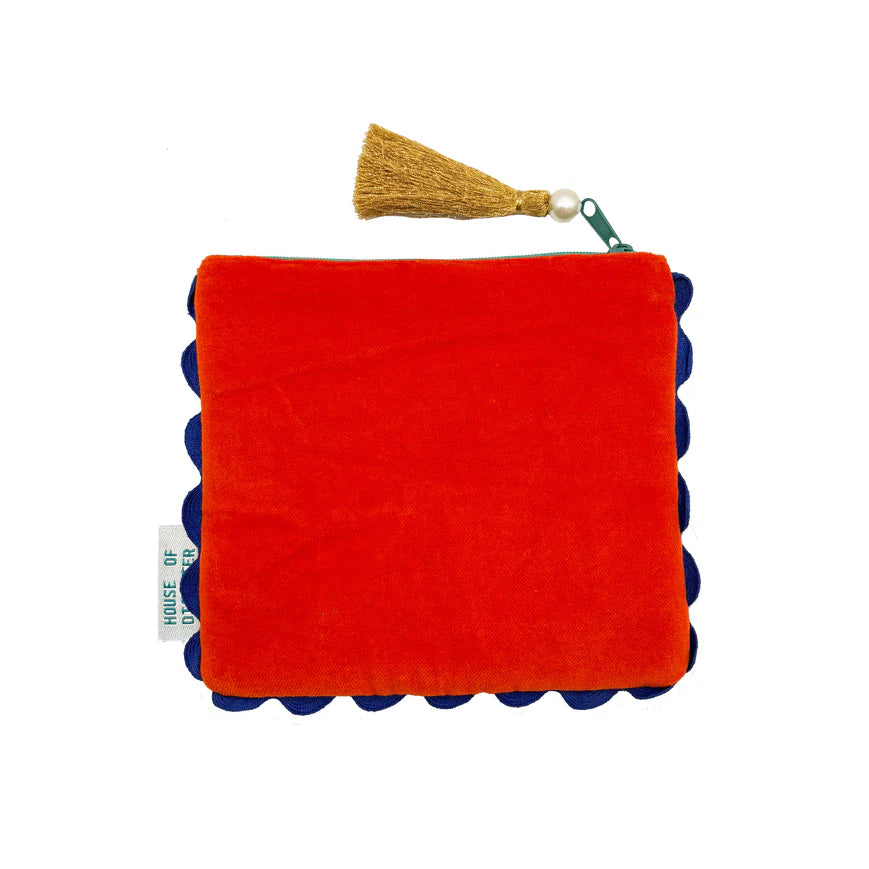 Tide Fish Beaded Pouch